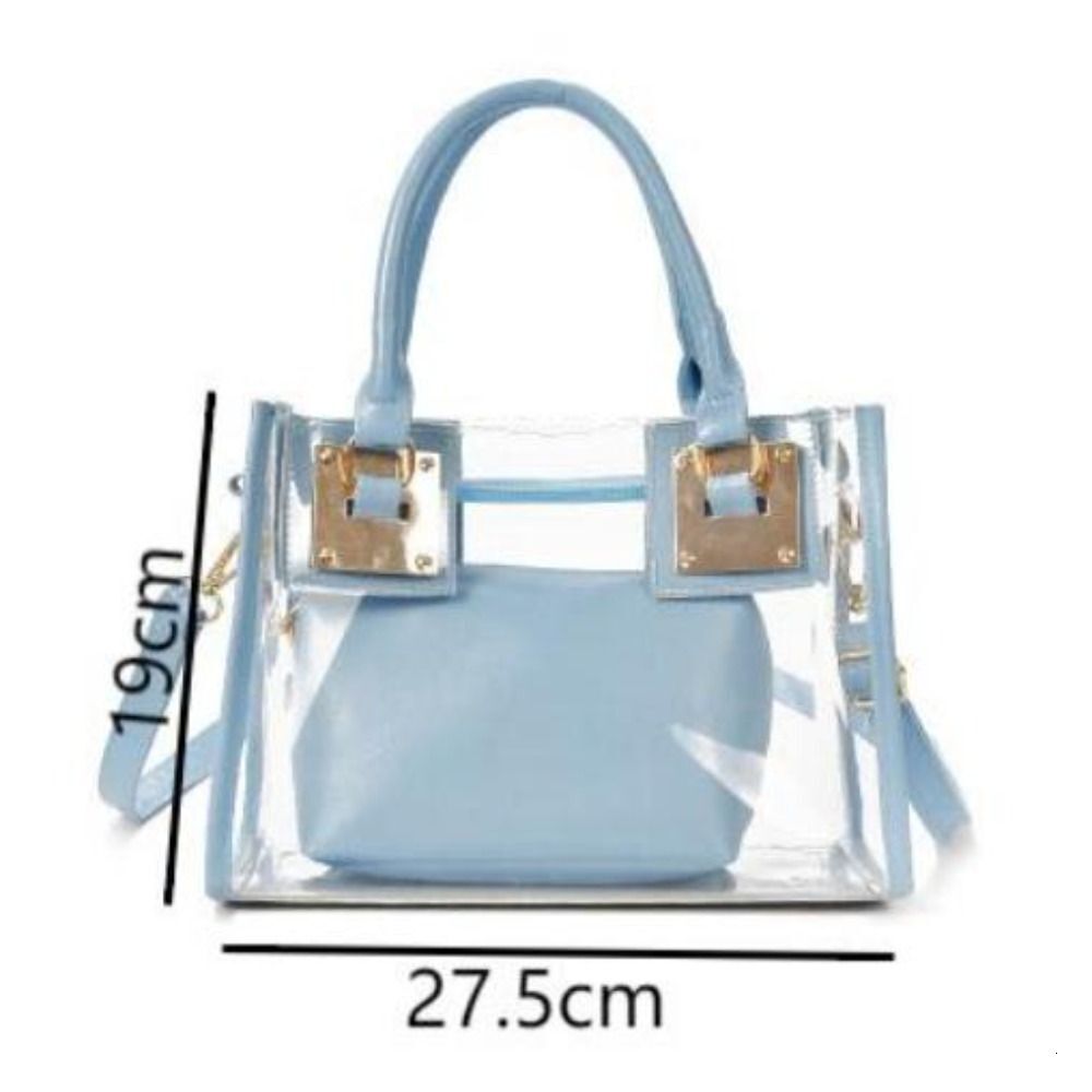 New transparent PVC diagonal scarf designer square handbag transparent leisure jelly bag women s crossbody bag adjustable shoulder strap trend designe