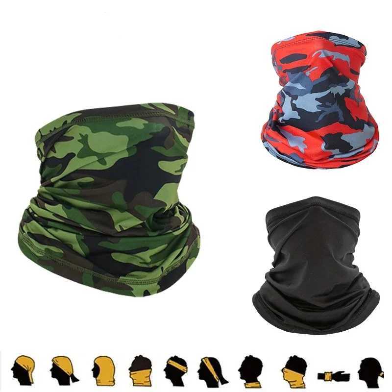 1PCS Cycling Face Mask Headscarf Scarf Neck Breathable Multifunctional UV Protection Outdoor Fishing Hiking Bandana Head BandXJ241122