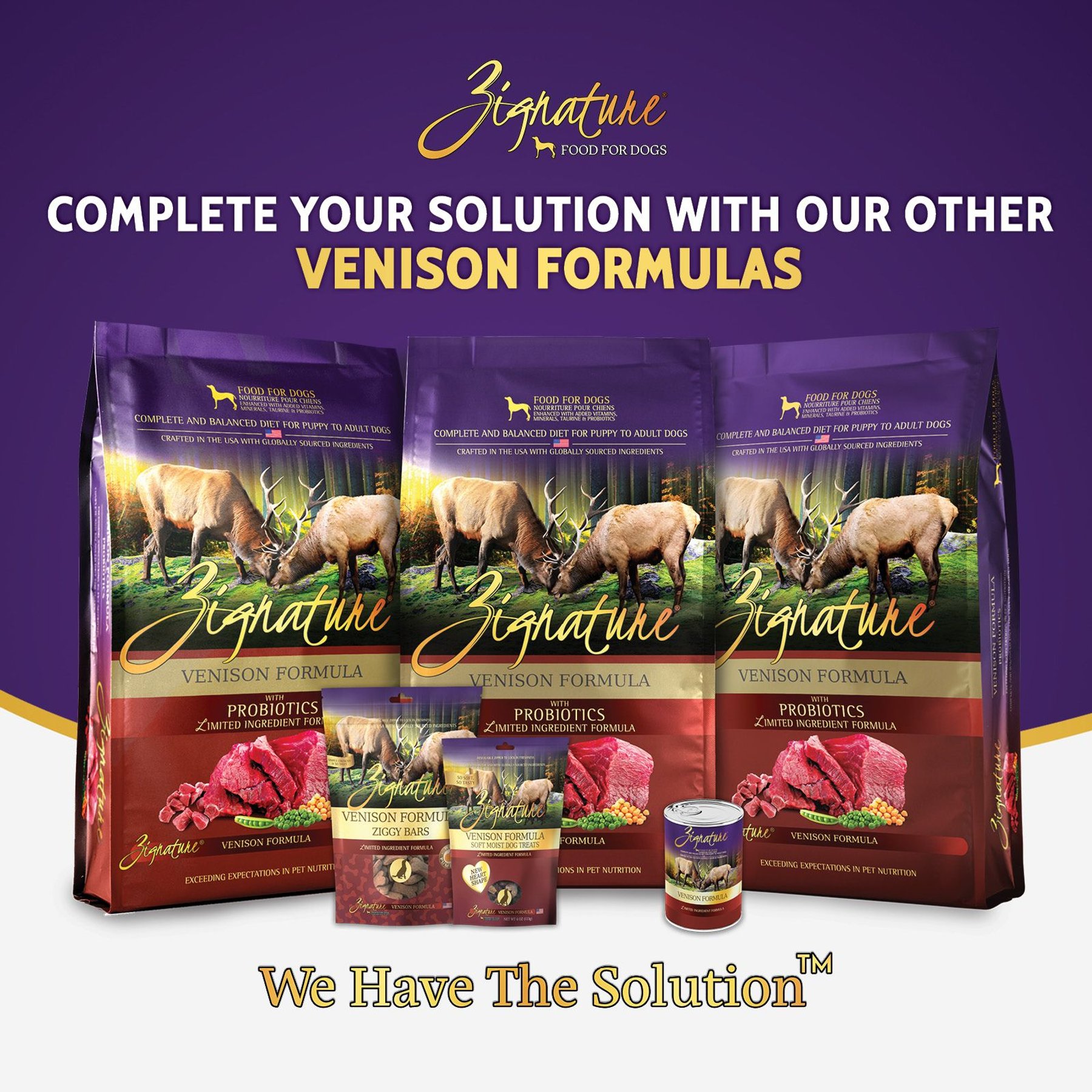 Zignature Venison Limited Ingredient Formula Canned Dog Food