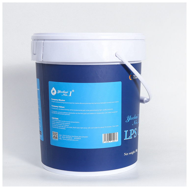 Latest Production of Refined Marine Aquarium Sea Salt Phosphate-Free Hard Coral SPS Customizable Private Label Made of Glass