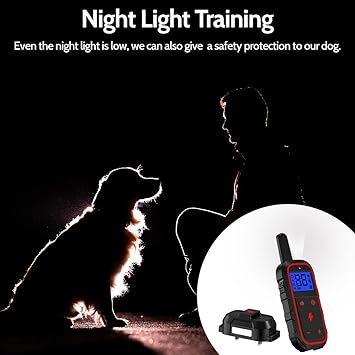 DogStop Electric Dog Collar with 4 Training Modes and Rechargeable Remote Waterproof Range 3300Ft for Small Medium Large Dogs
