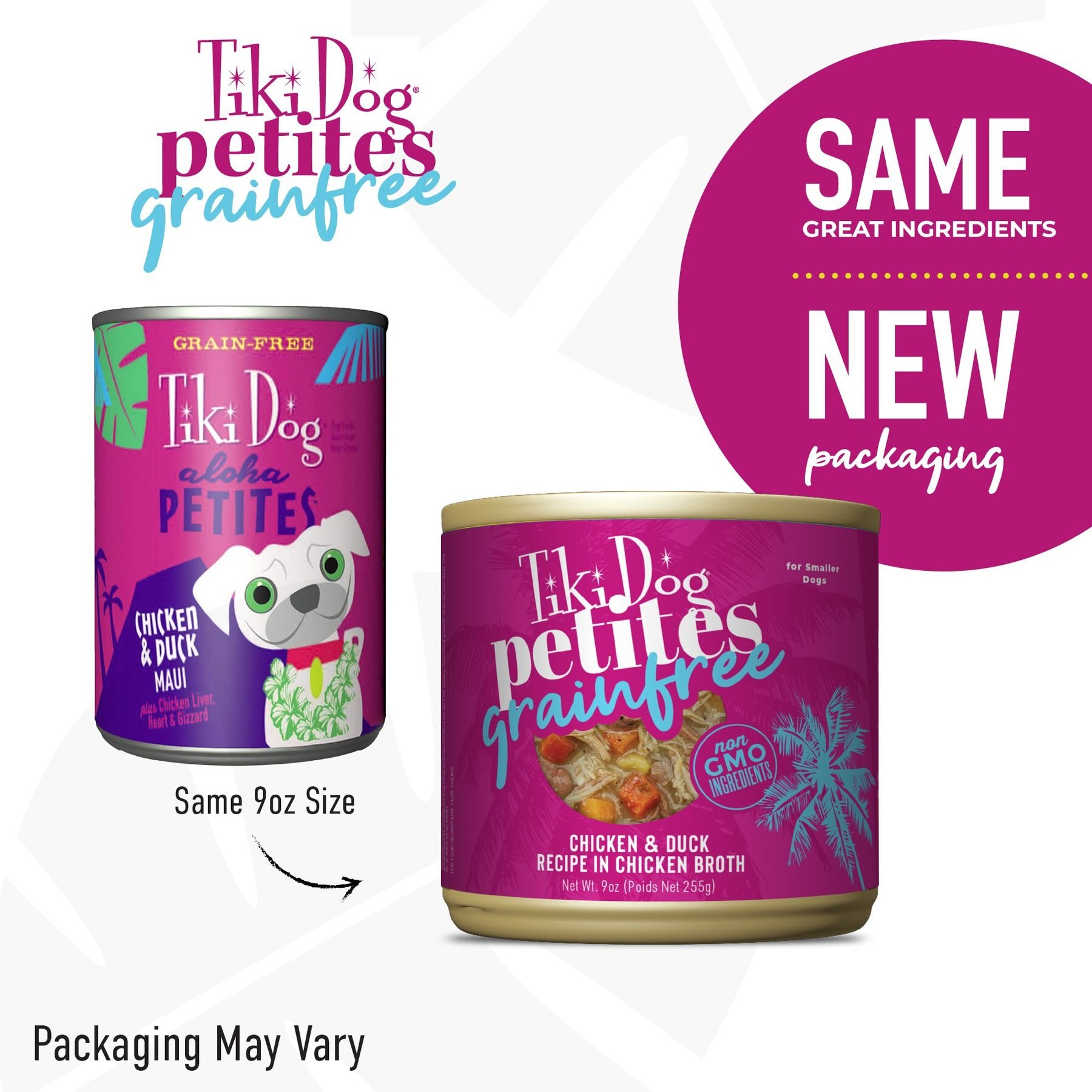 Tiki Dog Petites Chicken & Duck Grain-Free Dog Food