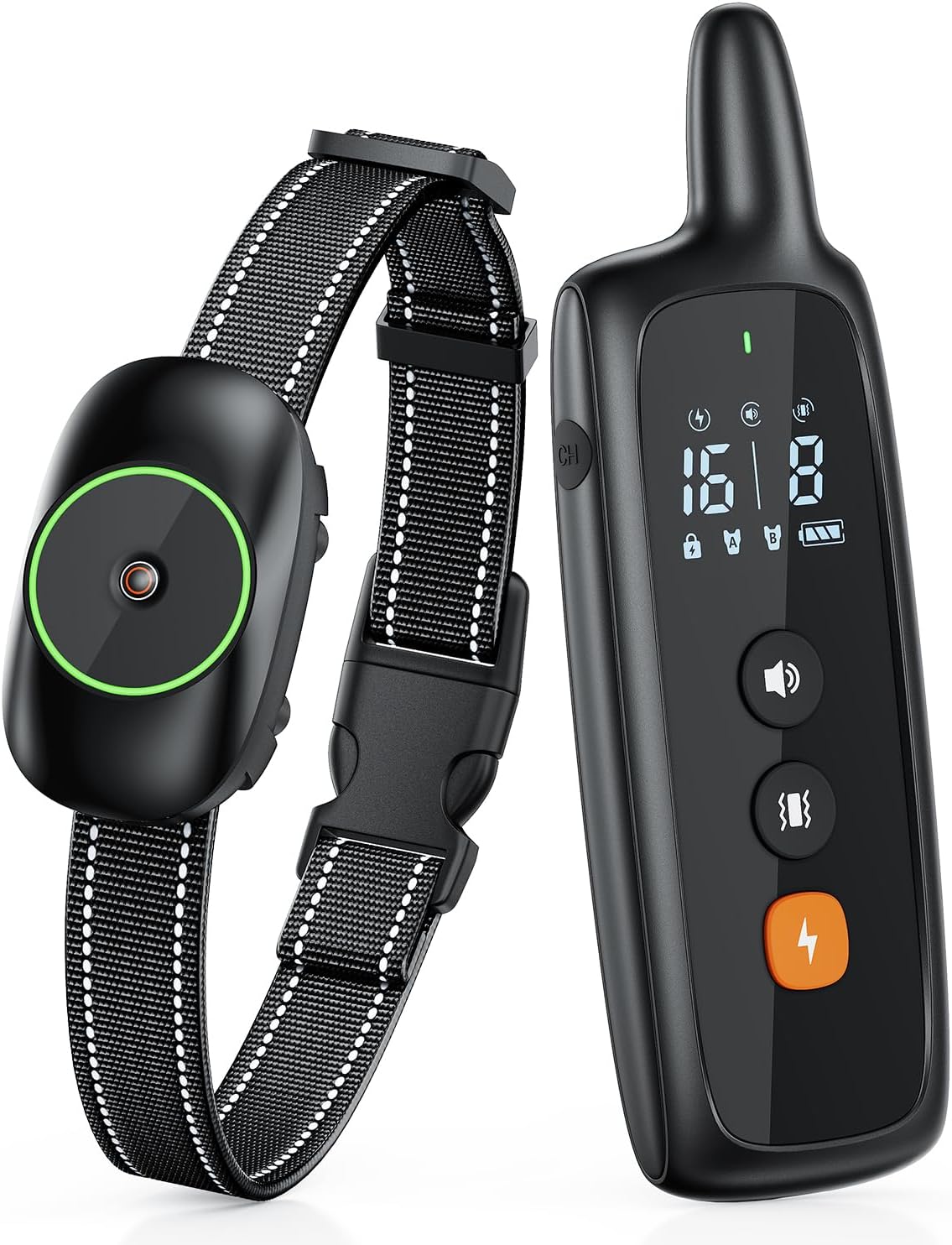 BALPQAB Shock Collar, 3 Modes Electric Dog Training Collar with Remote Waterproof, Rechargeable E-Collar for Small Medium Large Dogs (5-120 LBS