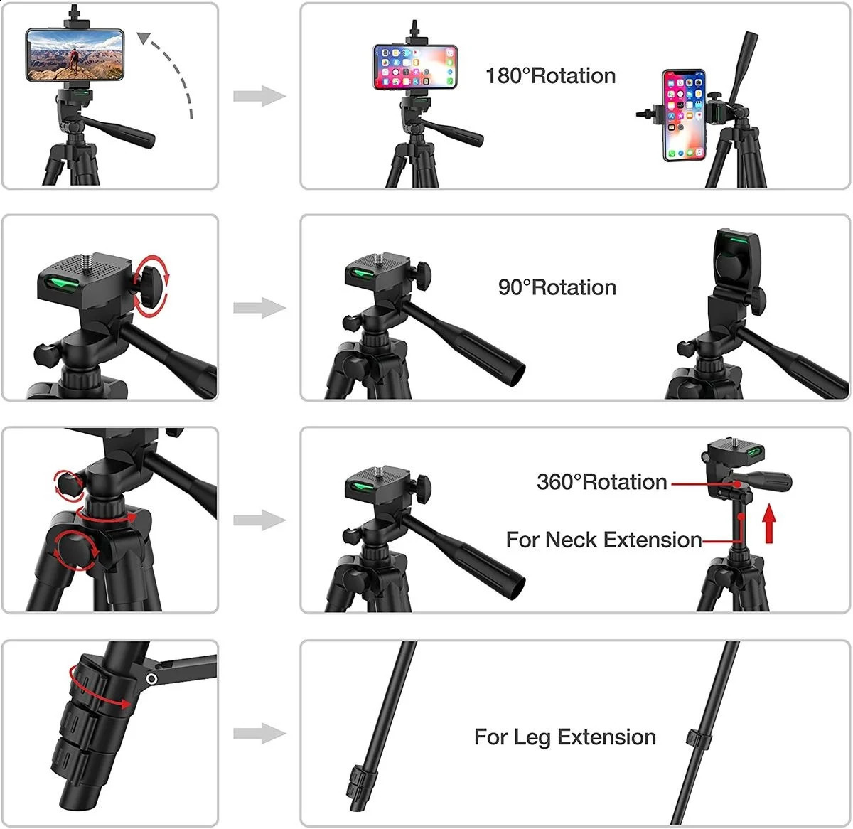 Flexible tripod expandable travel lightweight stand remote control used for installing DSLR cameras on mobile phones Tik video live tripod 241121