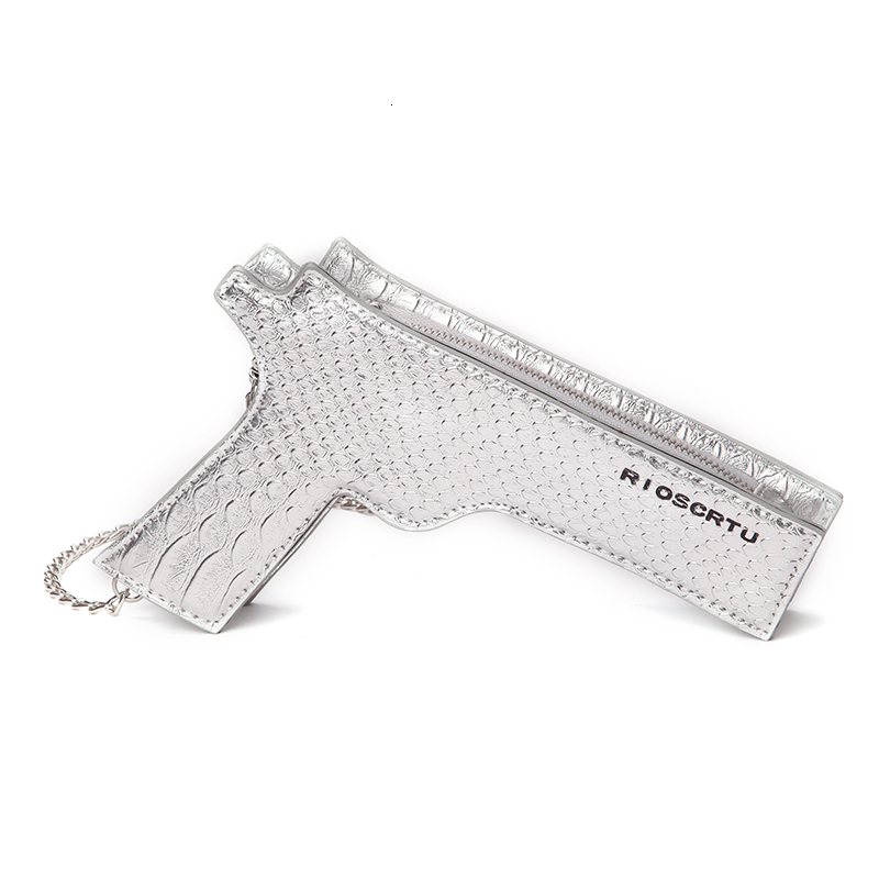 New fashion gun leisure design women s wallet trend gun shaped cool small crossbody bag PU leather women s crossbody bag designer bag