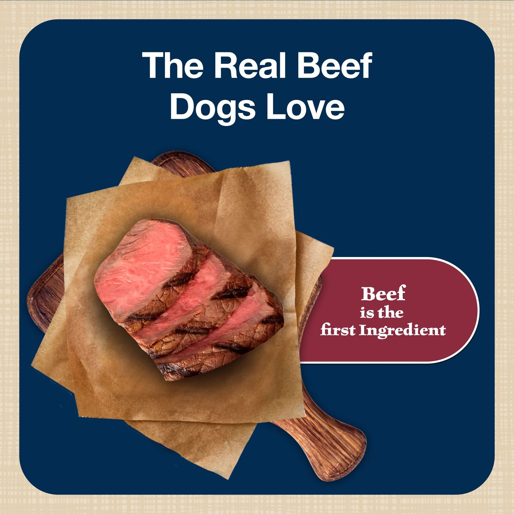Blue Buffalo Blue Bits Tender Beef Recipe Soft-Moist Training Dog Treats