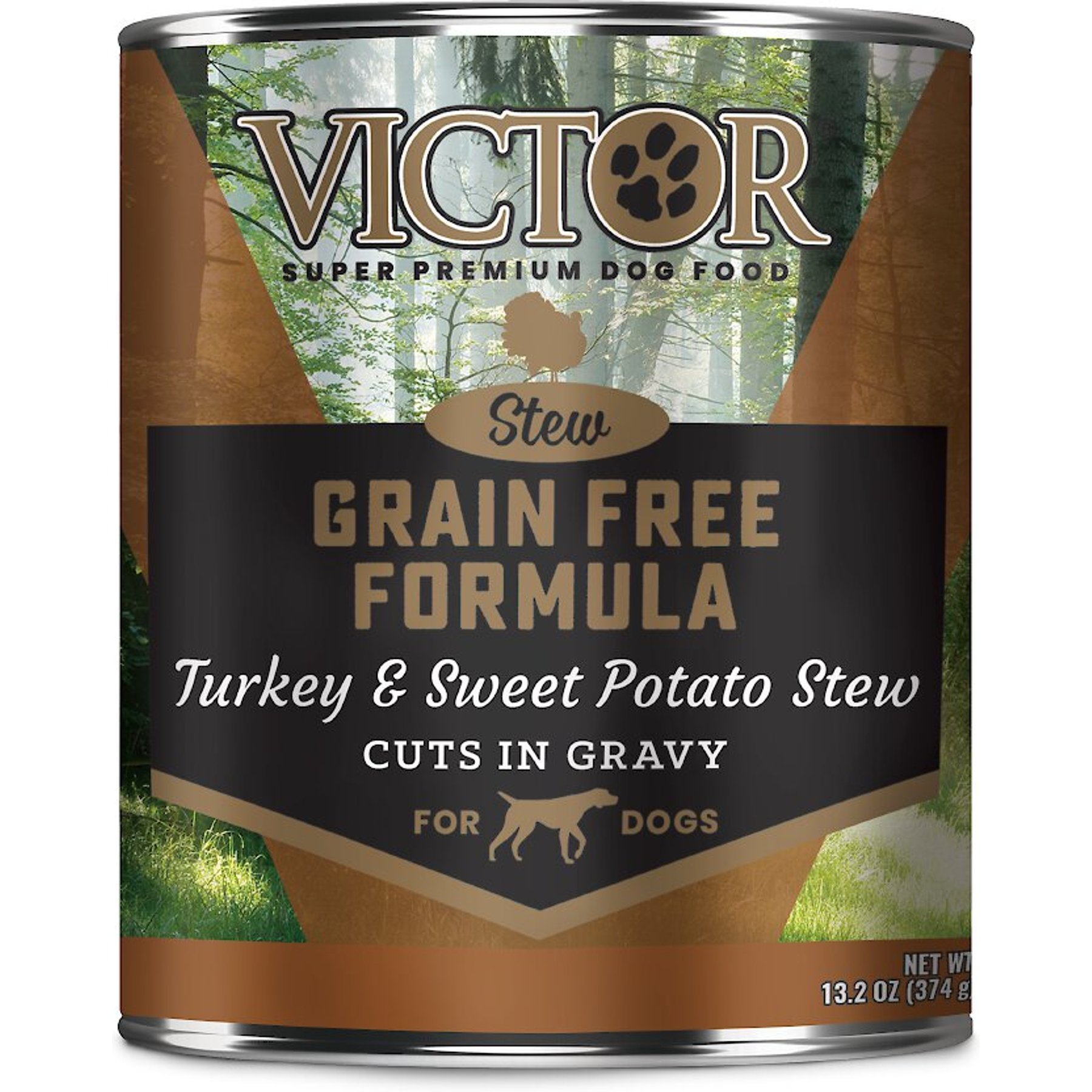 VICTOR Turkey & Sweet Potato Stew Cuts in Gravy Grain-Free Canned Dog Food