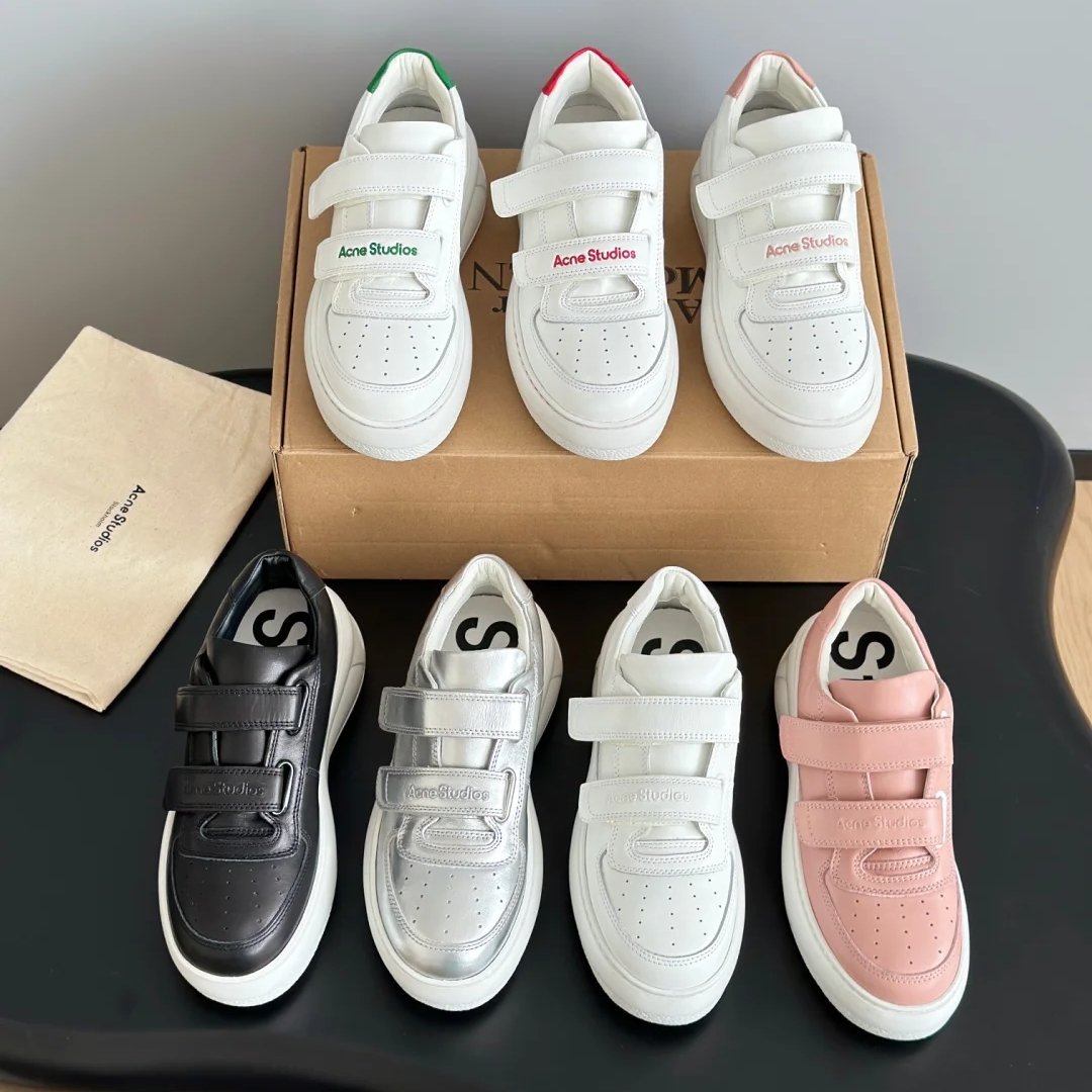 Dhgate Womens acne studios sneaker Designer Shoe Luxury leather track Tennis Platform Casual Shoe High quality Flat trainer comfortable walk Hike outdoor Run shoes