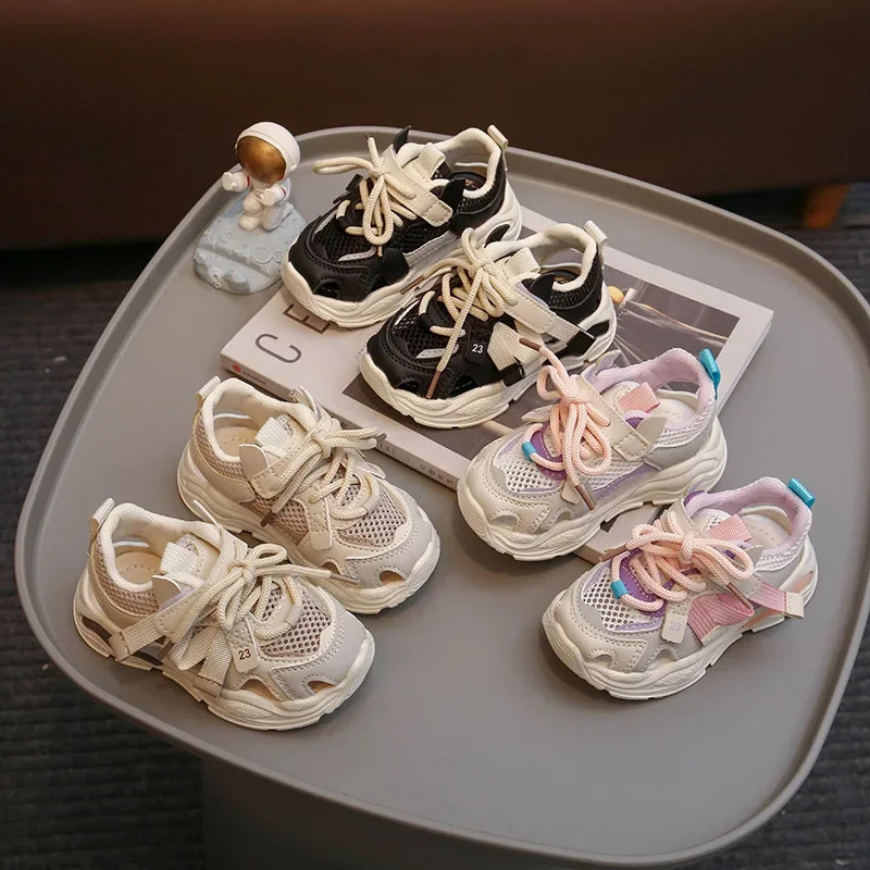 Size 2136 Summer Sandals for Kids Boys Girls Children Sport Comfortable Beach Shoes Baby Sandalias 240420
