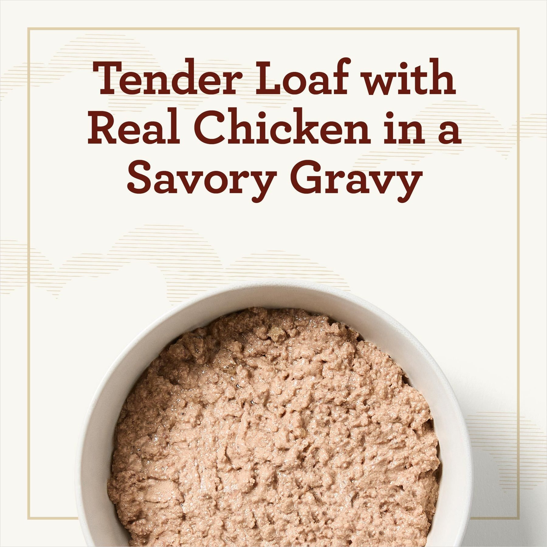 True Acre Foods Grilled Chicken Flavor Tender Loaf in Gravy, Wet Dog Food, 3.5-oz cup, case of 12