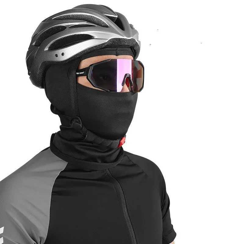 Mens Caps Cycling Balaclava Full Face Ski Mask Bicycle Hat Windproof Breathable Anti-UV Motocross Motorcycle Helmet Liner HatsXJ241122