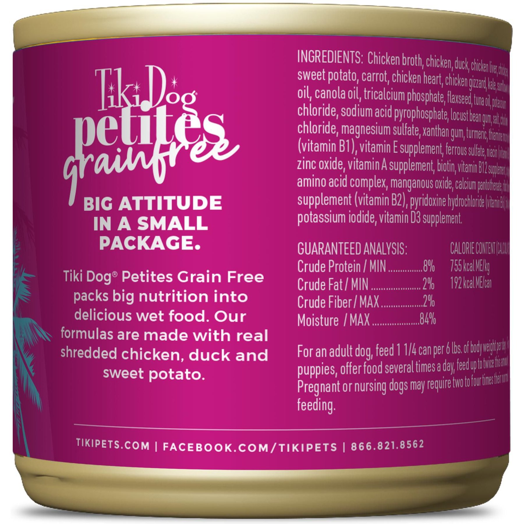 Tiki Dog Petites Chicken & Duck Grain-Free Dog Food
