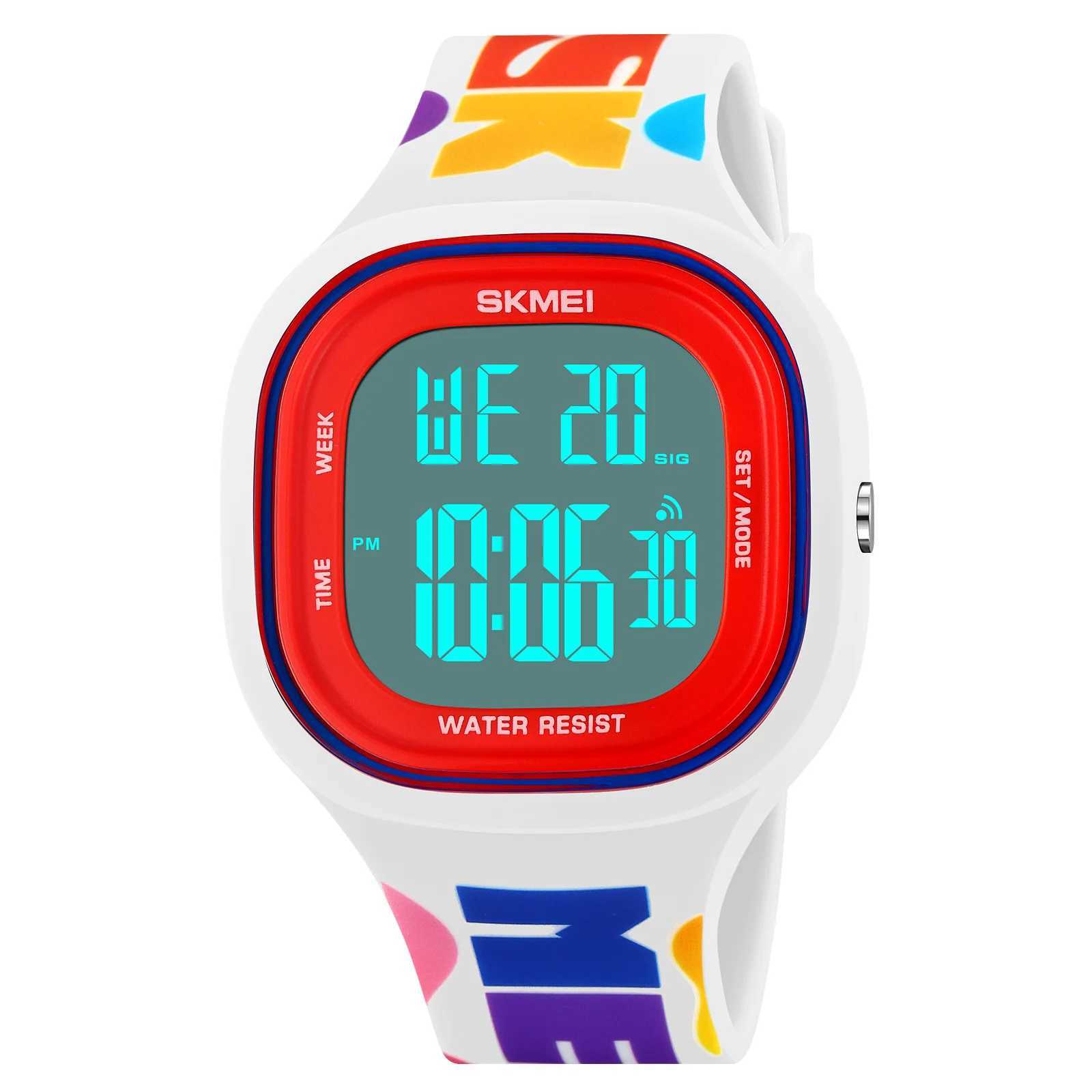 SKMEI Youth Cool Vitality Stopwatch Digital Sports Watch Mens Fashion 5Bar Waterproof Watch X241122