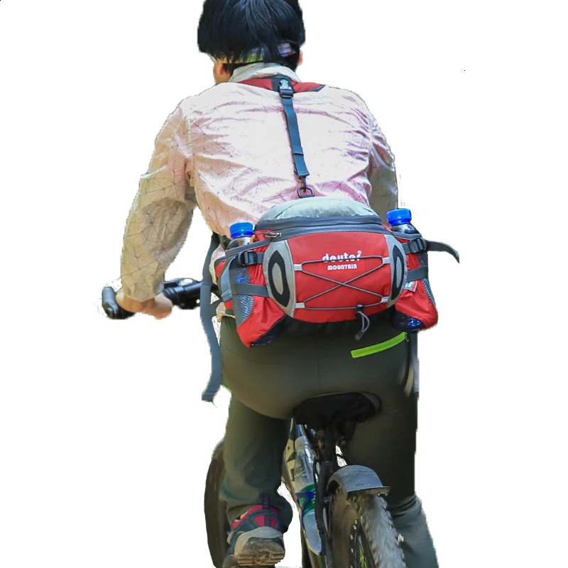 8L Sports Waist Bag Outdoor Hiking Riding Backpack Camping Travel Shoulder Bag Water Bottle Cycling Pack X352D 241121