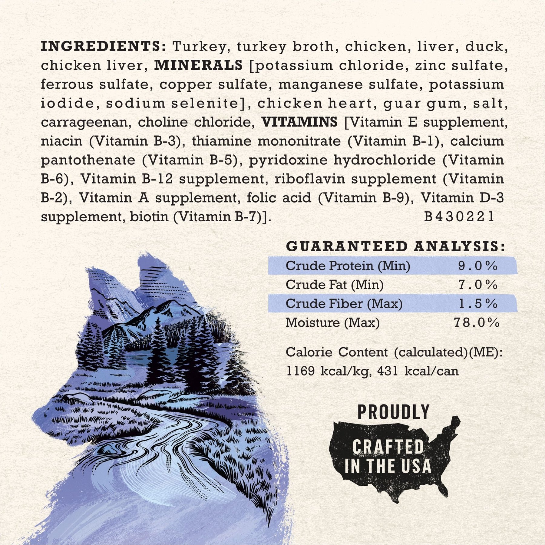 Purina Beyond Wild Prey-Inspired Grain-Free High Protein Turkey, Liver & Duck Pate Recipe Canned Dog Food