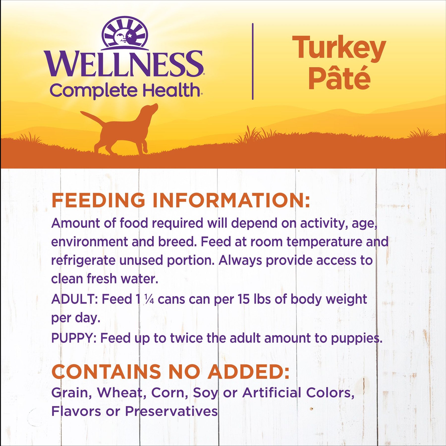 Wellness Complete Health Turkey & Sweet Potato Formula Canned Dog Food
