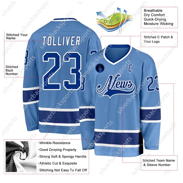 DIY Your ed Custom Hockey Jerseys Men Youth Women Leave Name Any Number This baseball uniform is a quick-drying custom-made sportswear for teenagers a