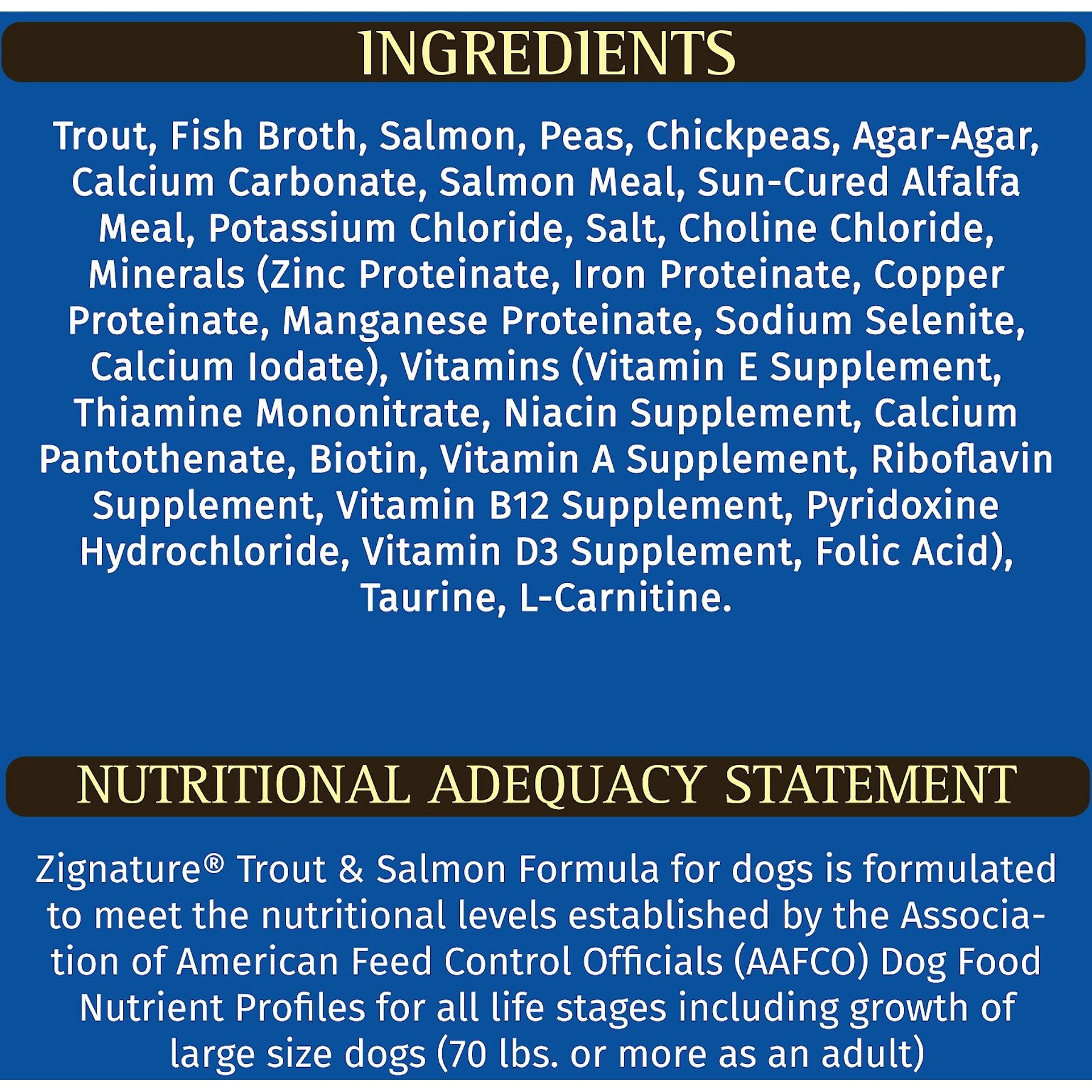 Zignature Trout & Salmon Limited Ingredient Formula Canned Dog Food