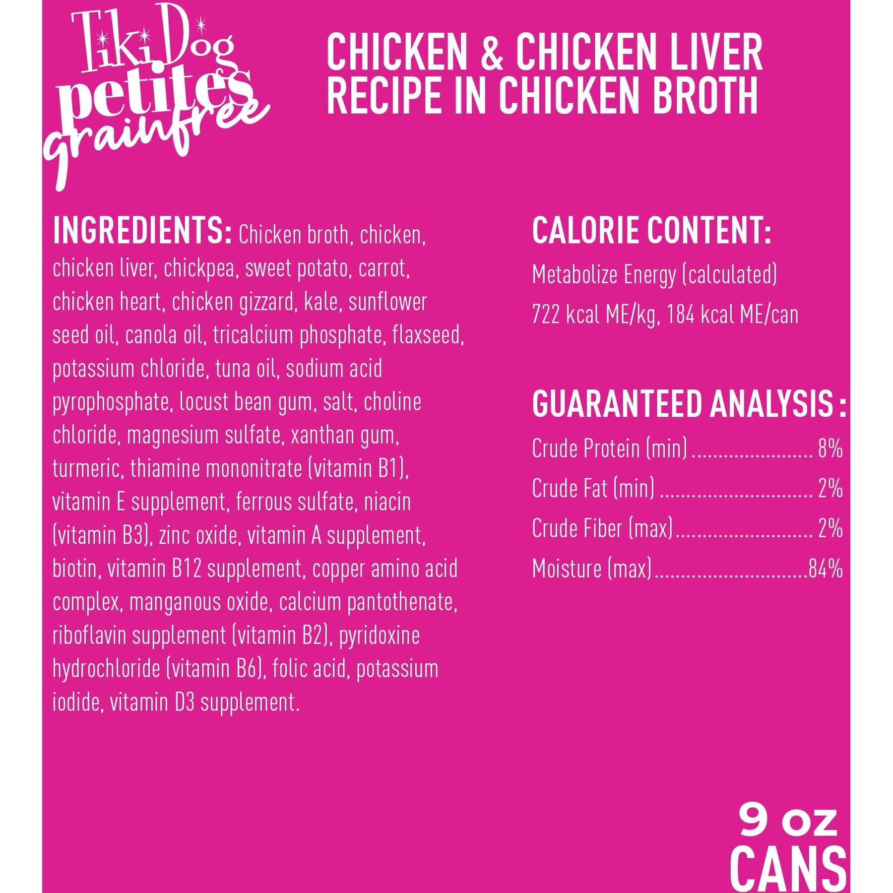 Tiki Dog Petites Chicken Grain-Free Dog Food