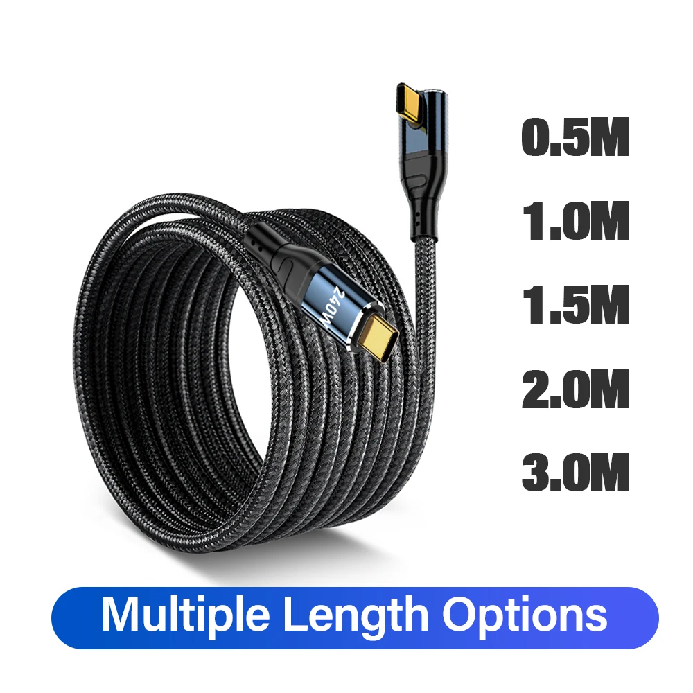 240W PD3.1 USB Type to C Wire for iPhone 15 Pro Max PS5 Switch Samsung S24 Book 5A Fast Charging Cable