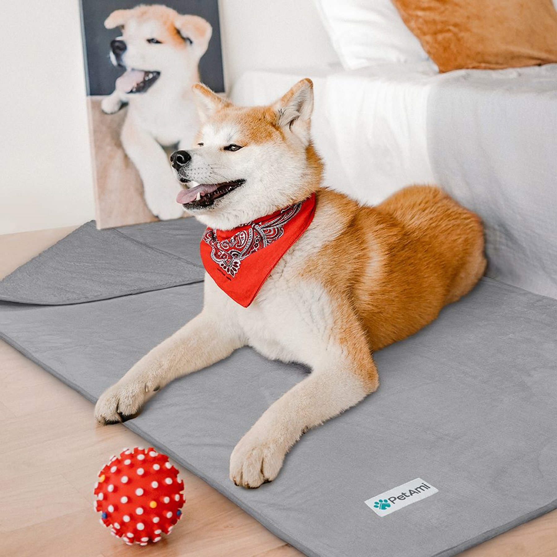 PetAmi Sherpa Fleece Waterproof Cat & Dog Blanket