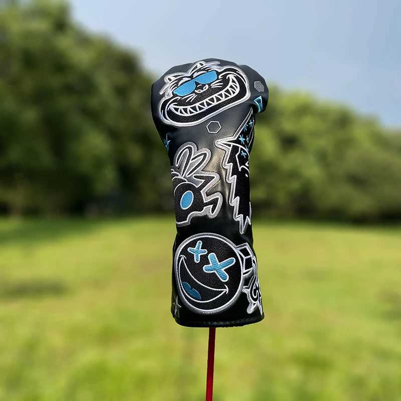 Wizard and Fat Cat Club #1 #3 #5 Wooden Cover Driver Fairway Woods Cover Pu ather brotherhood W241121