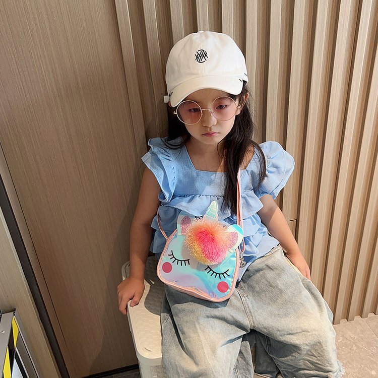 trend New Laser Unicorn Princess Women s Crossbody Cute Small Backpack Fashion leisure Multi functional Shoulder Bag Designer Bag