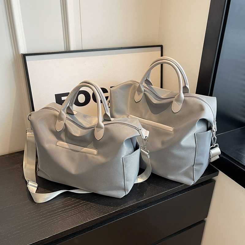 large capacity travel bag storage bag fitness bag short distance portable handheld single shoulder commuting bag mens and womens business travel lugga