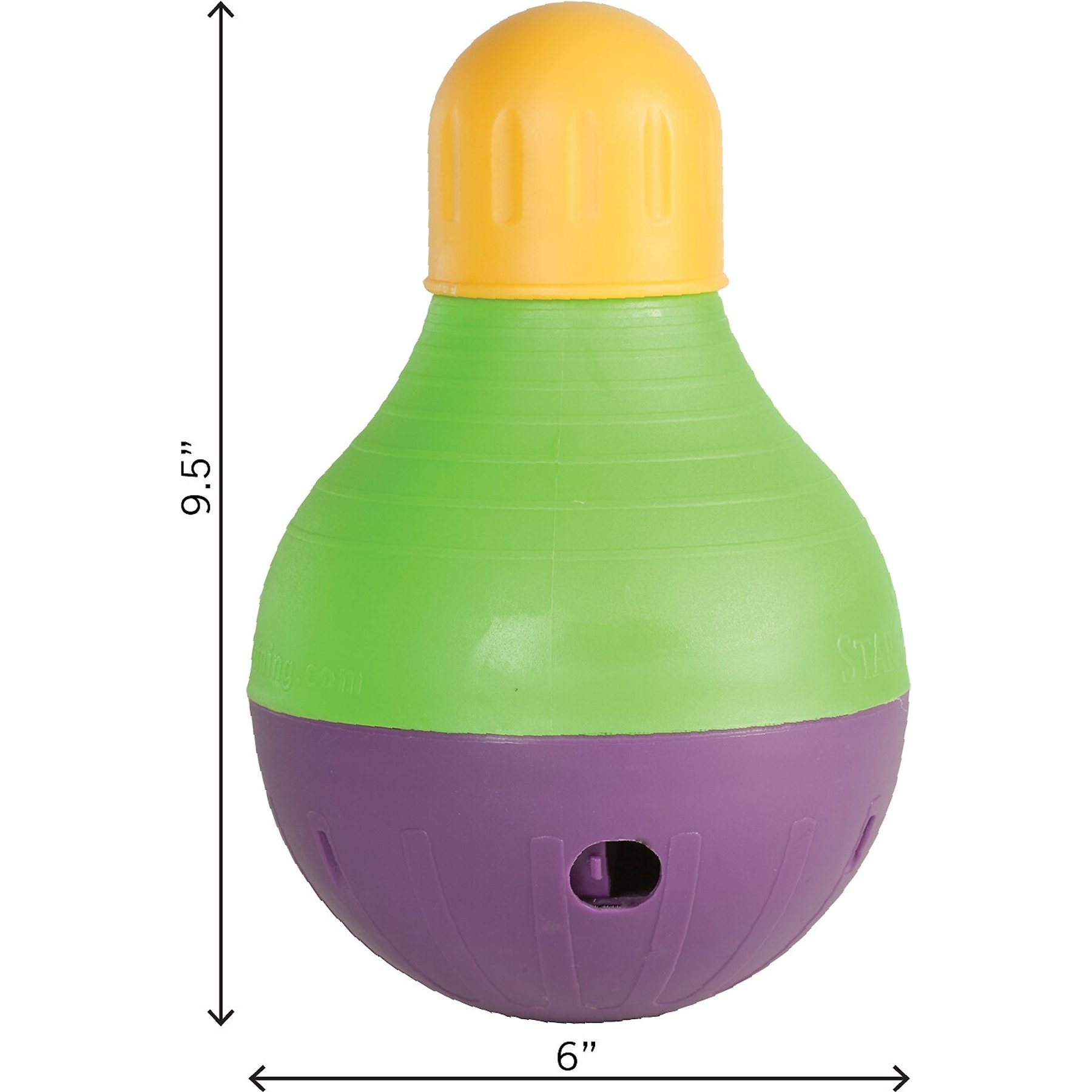 2025 new Starmark Treat Dispensing Bob-a-Lot Dog Toy