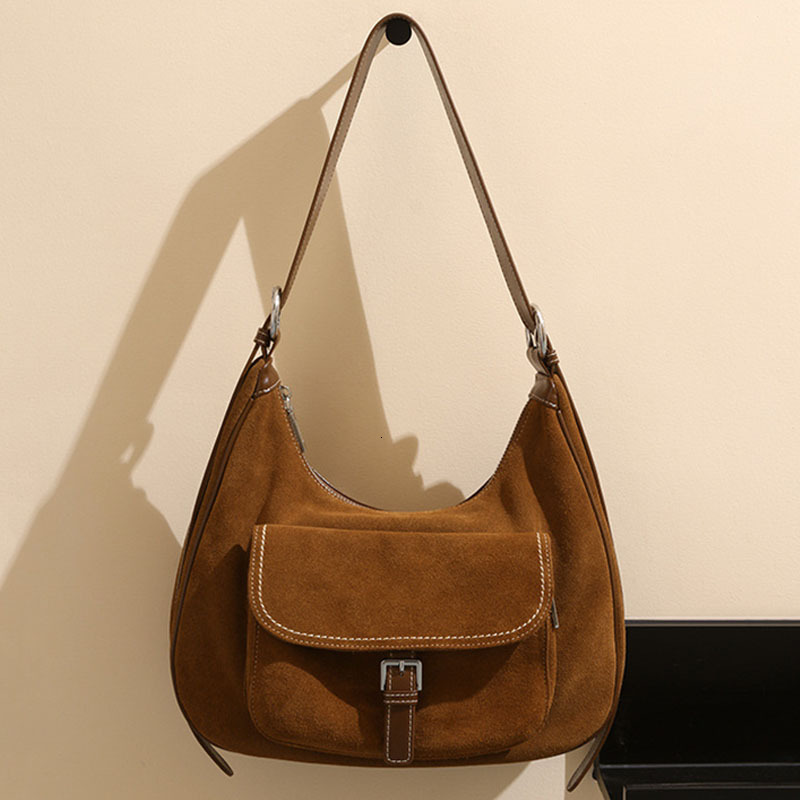 Retro Frosted Cowhide Women's Brand High Quality Large Capacity Shoulder Messenger Bag For Women Genuine Leather BagVoyage