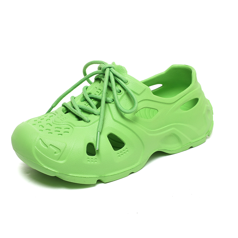 Summer 2024 EVA Men's Lightweight Hollow Out Sporty Shoes Breathable Shoes Slip-Resistant Water-Resistant Walking Style Sneakers