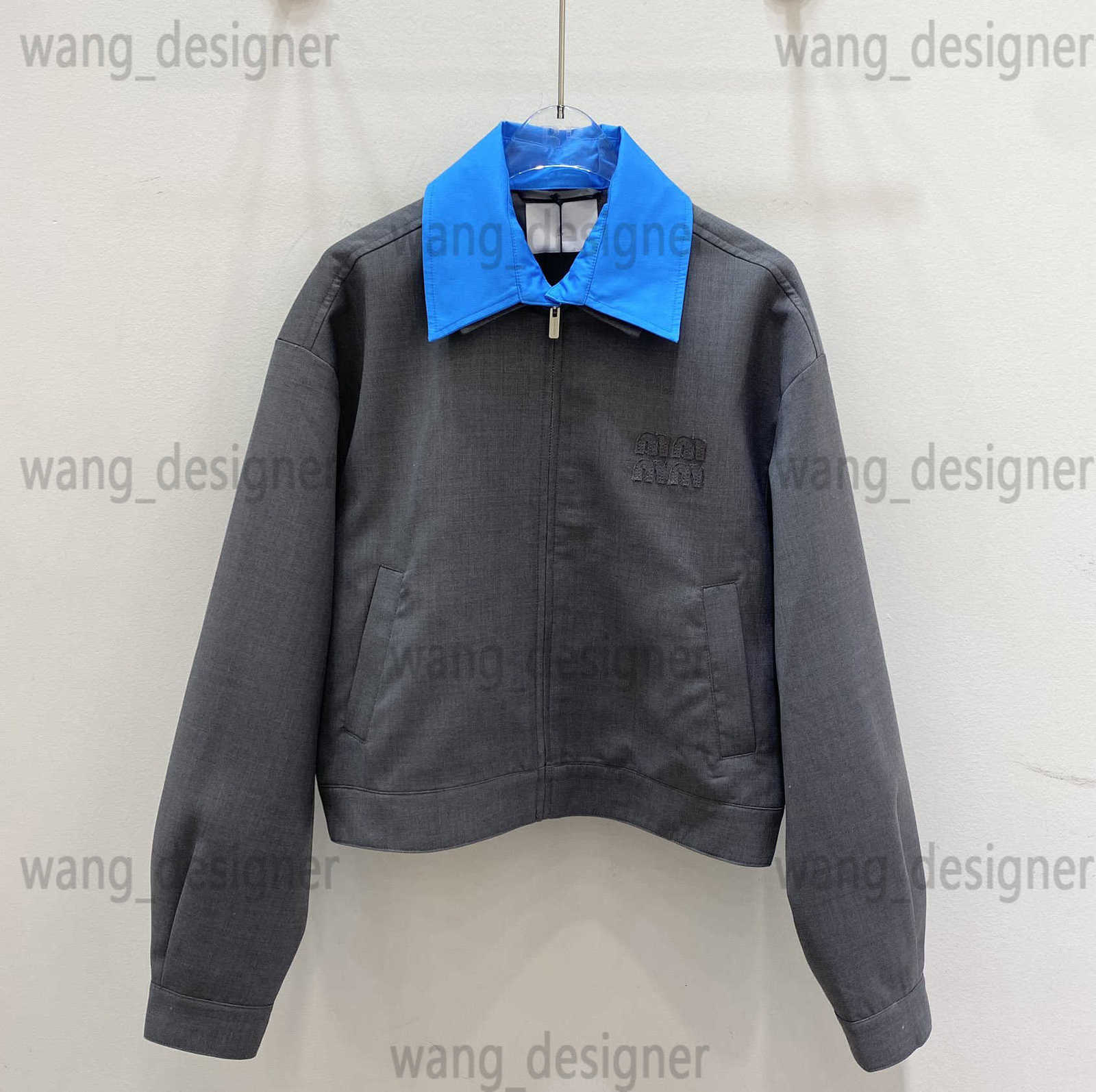 Women's Jackets designer 24 early autumn new contrasting lapel jacket TBR0