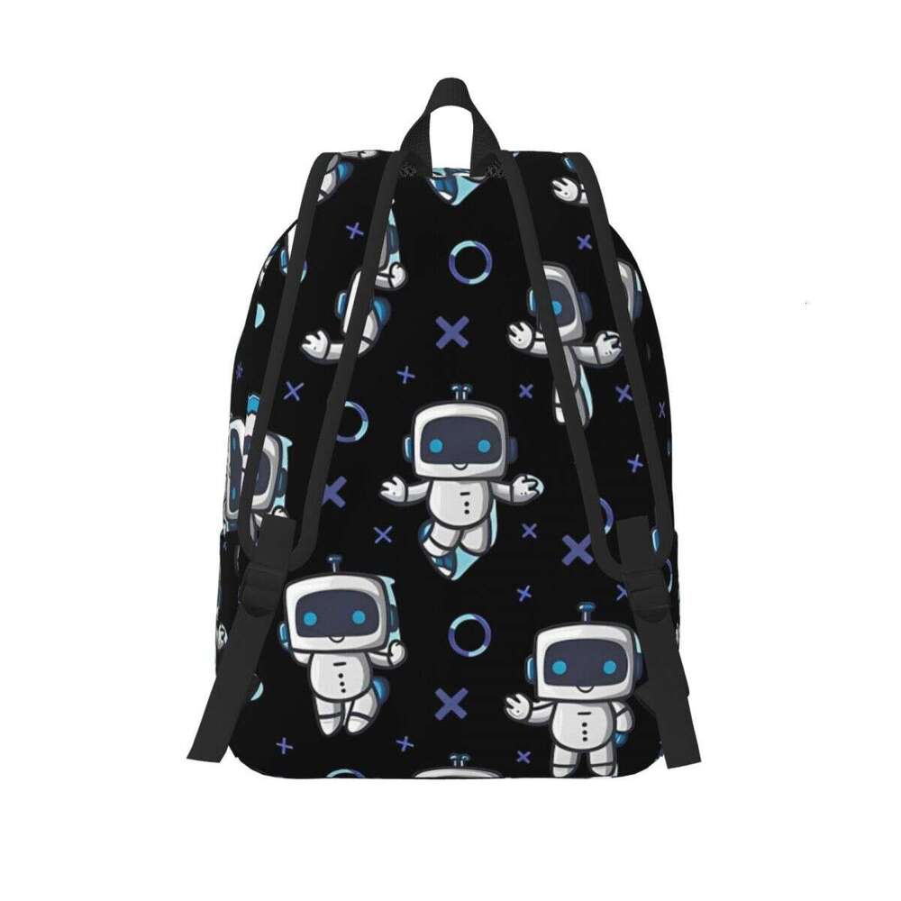 Astrobots Playroom Game Backpack Middle High College School Student Bookbag Teens Daypack Travel