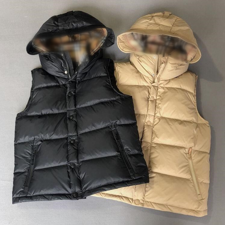 designer jacket men women down vest sleeveless hooded puffer jackets winter mens coat