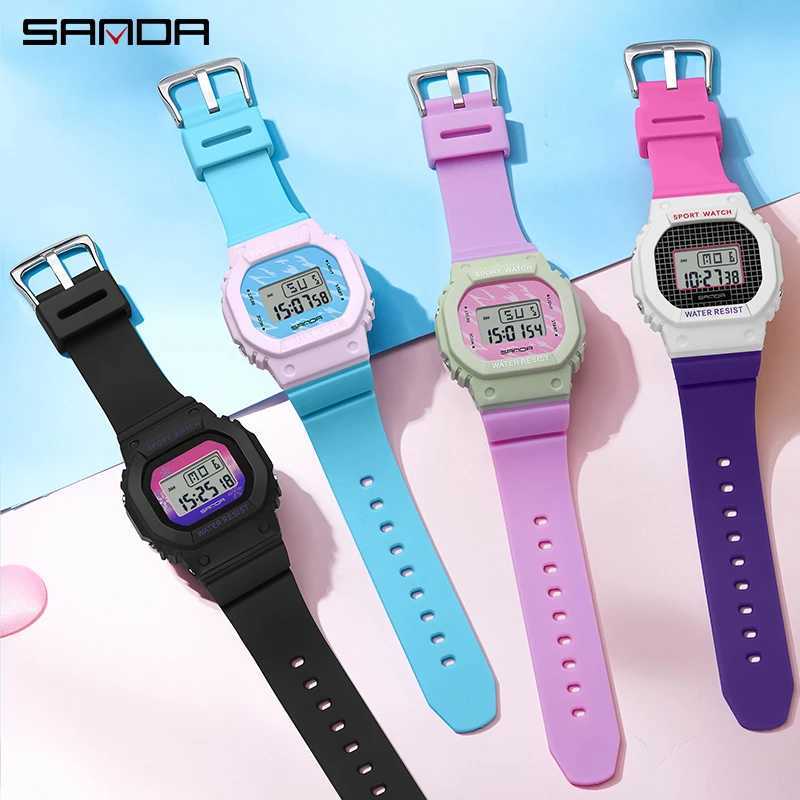 Shada New Hot G-type Electronic Watch Mens Fashion Waterproof Sports LED Digital Womens Watch Boys and Girls Childrens Gift Watch X241204