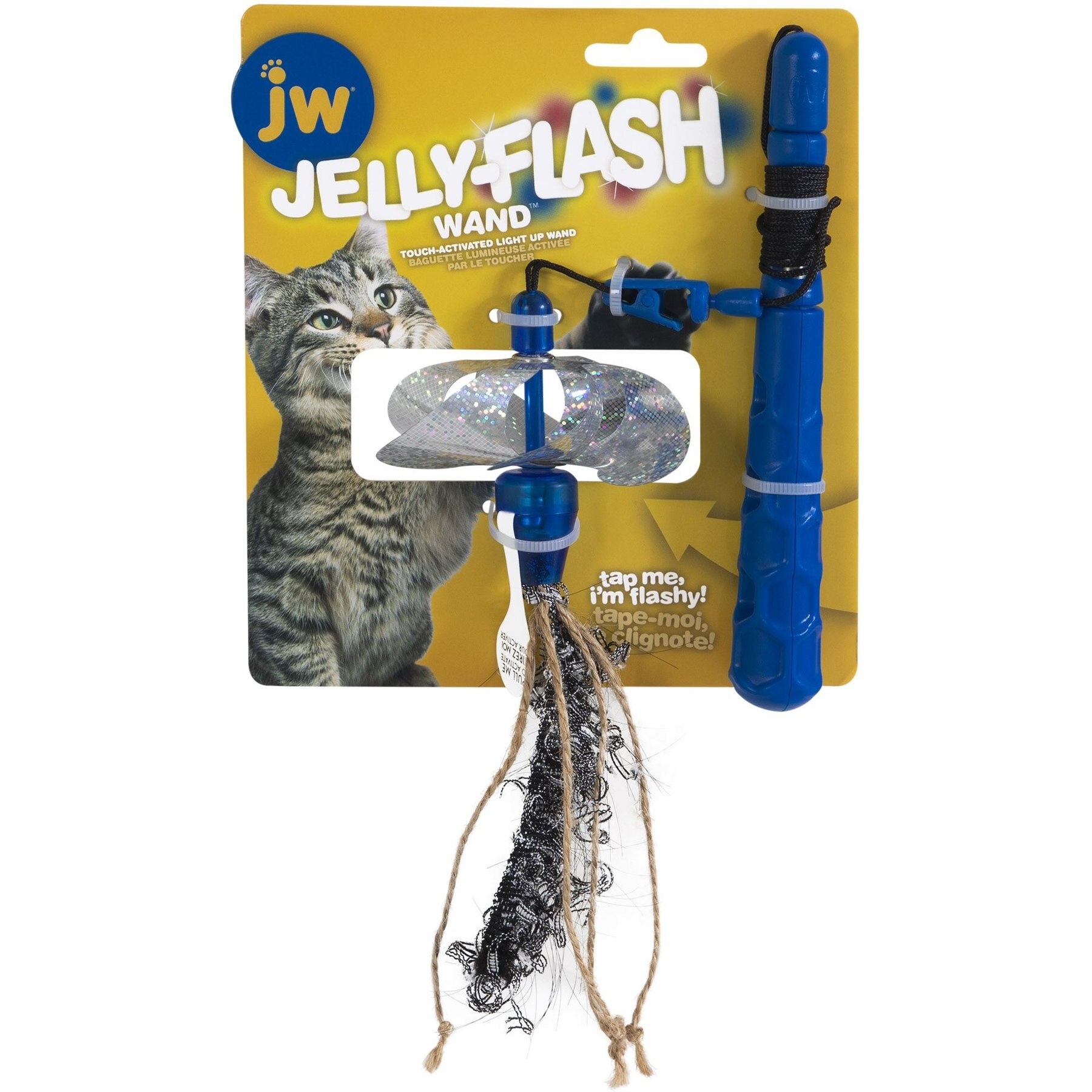 JW Pet Jell-Ee Flash Wand Cat Toy