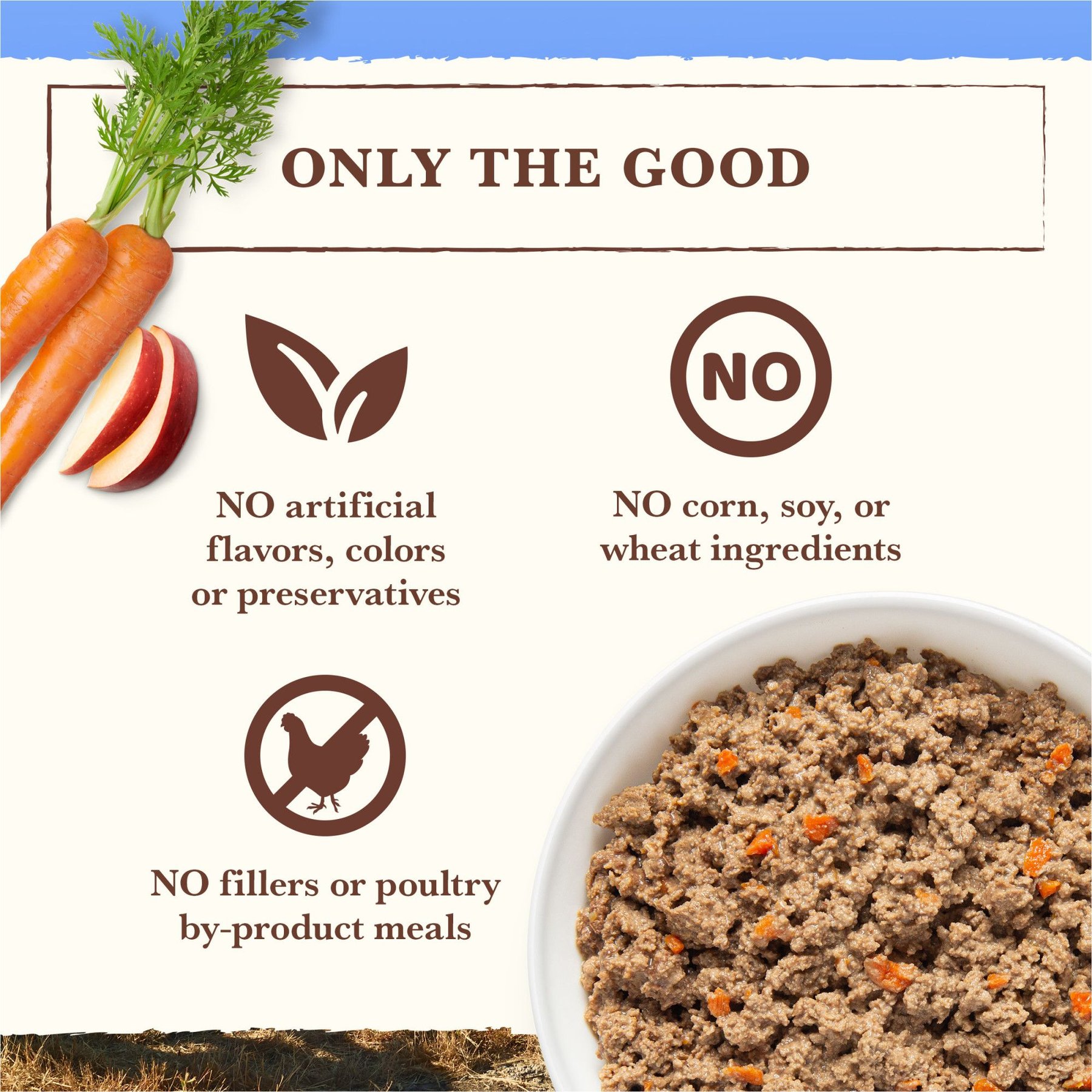 Whole Earth Farms Chicken & Turkey & Red Meat Recipes Grain-Free Variety Pack Wet Dog Food, 12.7-oz can, case of 12