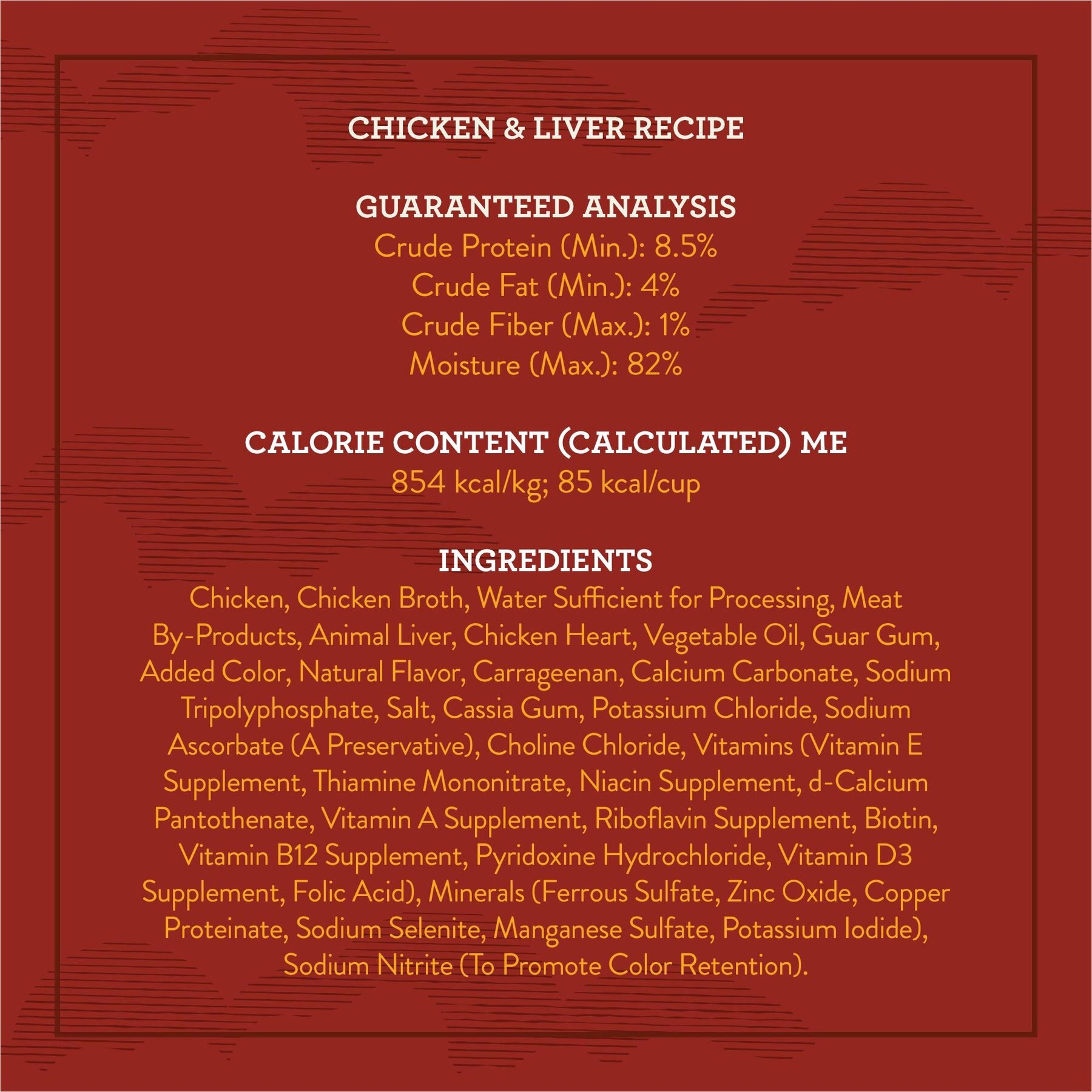 True Acre Foods Chicken & Liver Recipe Tender Loaf in Gravy, Wet Dog Food, 3.5-oz cup, case of 12