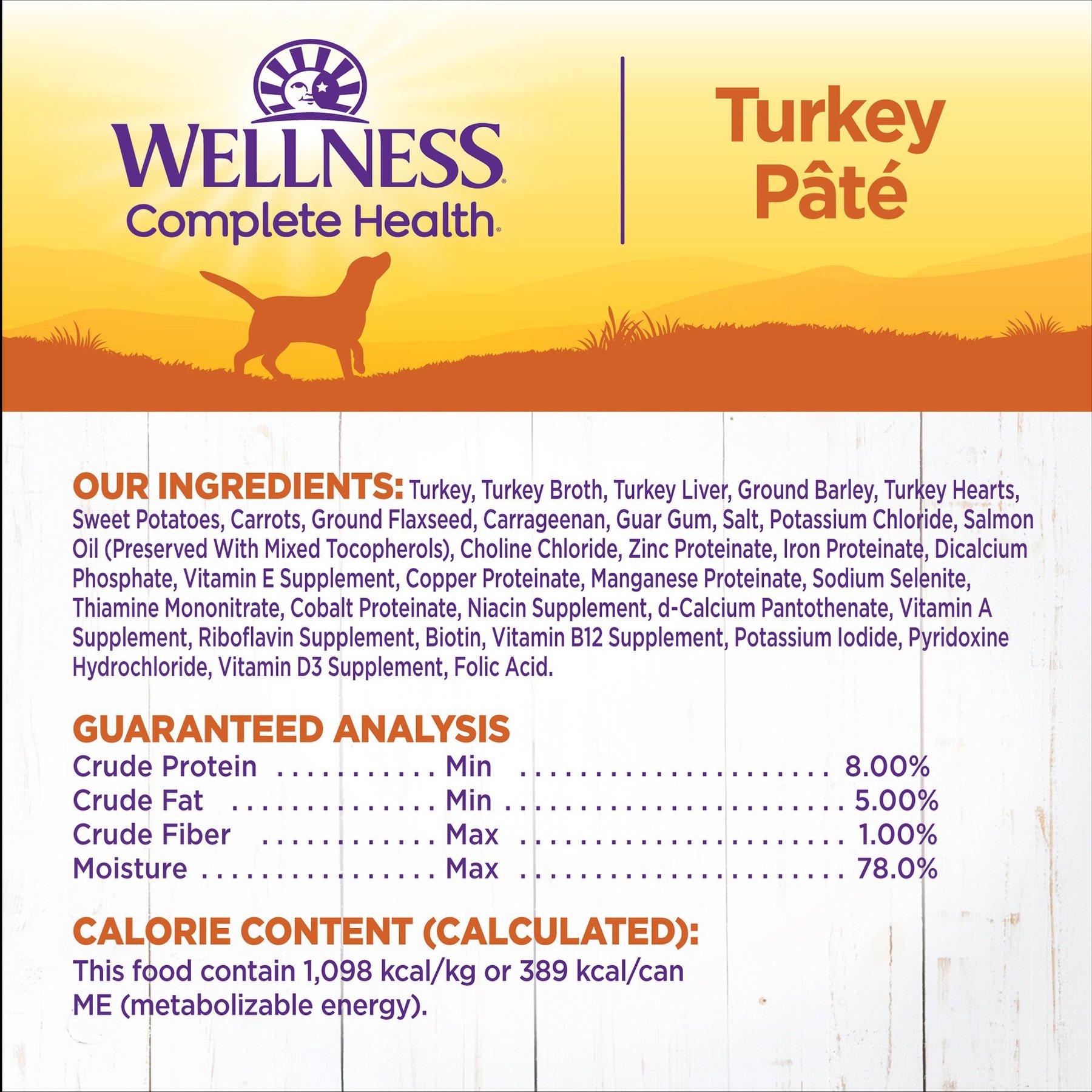 Wellness Complete Health Turkey & Sweet Potato Formula Canned Dog Food