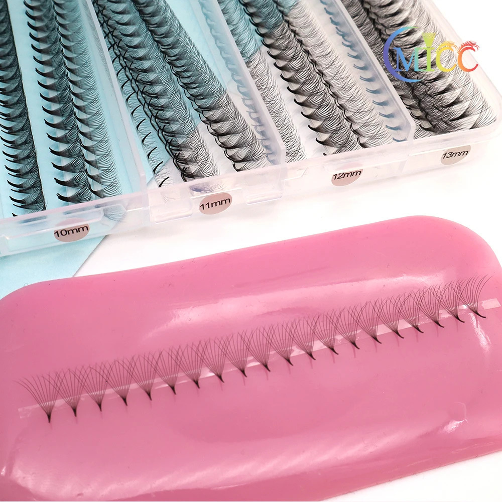 Handmade 0.03 8D 10D 12D 14D 16D 20D Rapid Mega Storage Lash Tray 1000 Eyelash Extensions Pointy Base Promade Volume Fans 240407