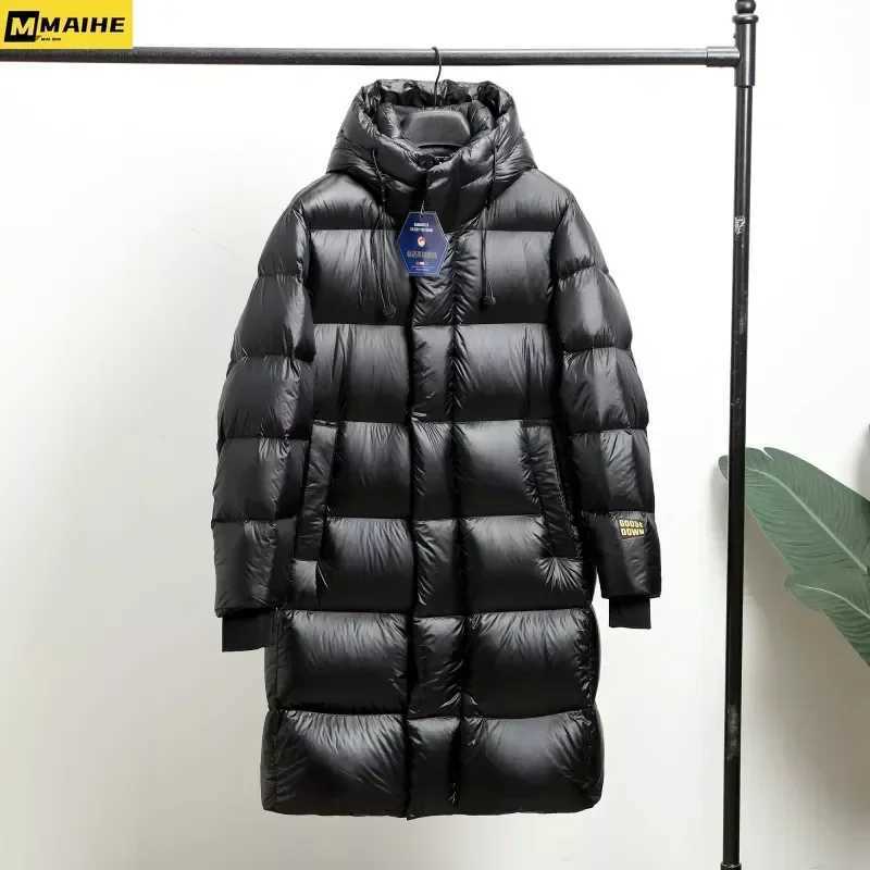 -30 Cold-proof Down Jackets Couple Clothing High-end 95% Goose Puffer Jacket for Women and Men Winter Warm Hooded Coats W250806