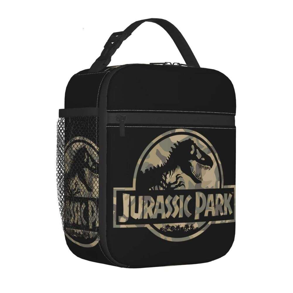 Jurassic Park Insulated Bags Leakproof Reusable Thermal Bag Lunch Box Tote Office Outdoor Bento Pouch