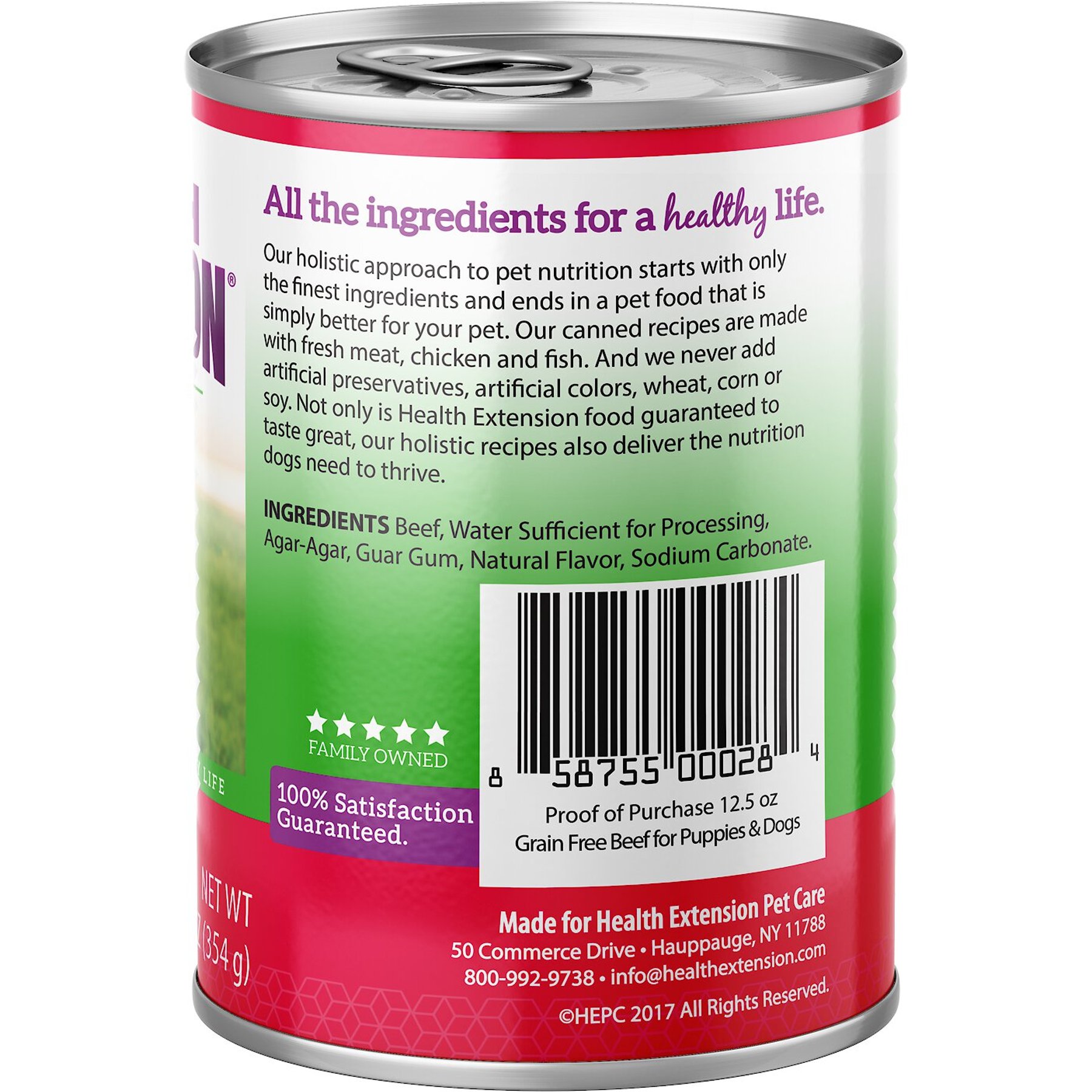 Health Extension Grain-Free Beef Canned Dog Food
