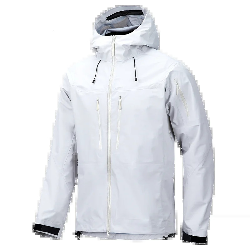 Storm jacket mens fully heat sealed hard shell storm jacket mens and womens same color three proof composite fabric 241122