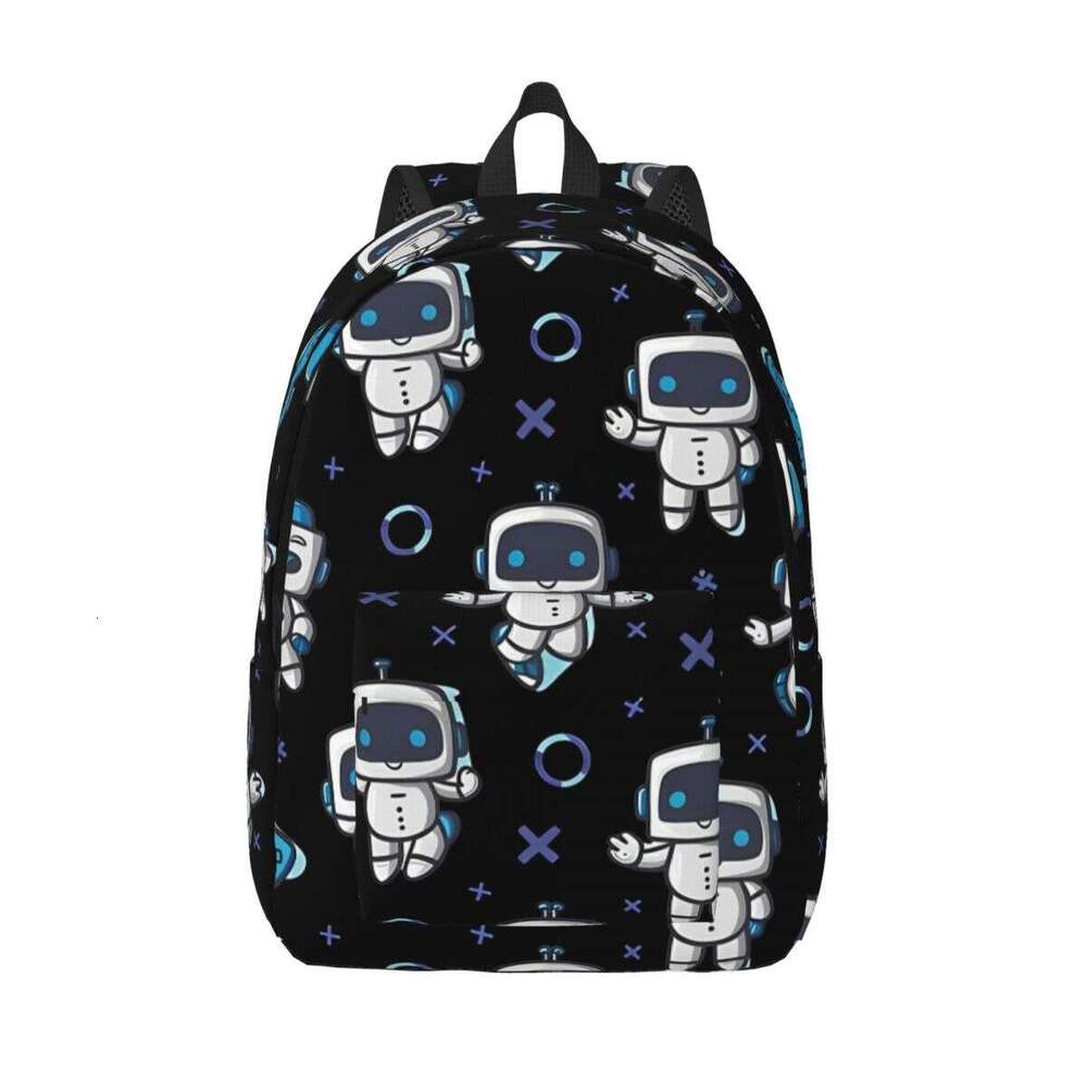 Astrobots Playroom Game Backpack Middle High College School Student Bookbag Teens Daypack Travel