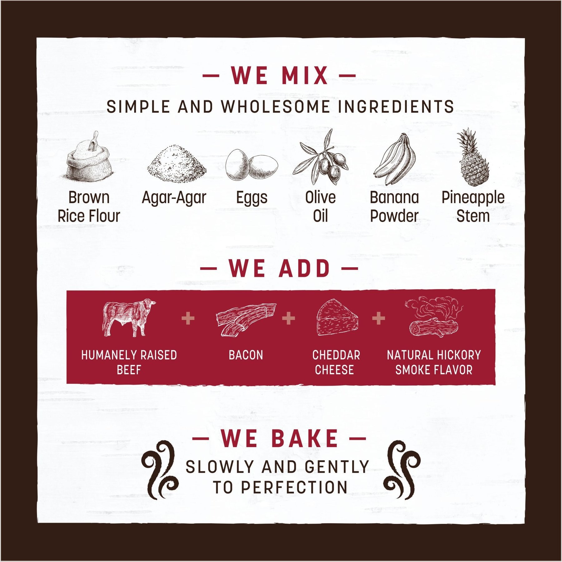 Earth Animal No-Hide Strips Natural Rawhide Alternative Barbeque Bacon Cheeseburger Recipe Chew Dog Treat