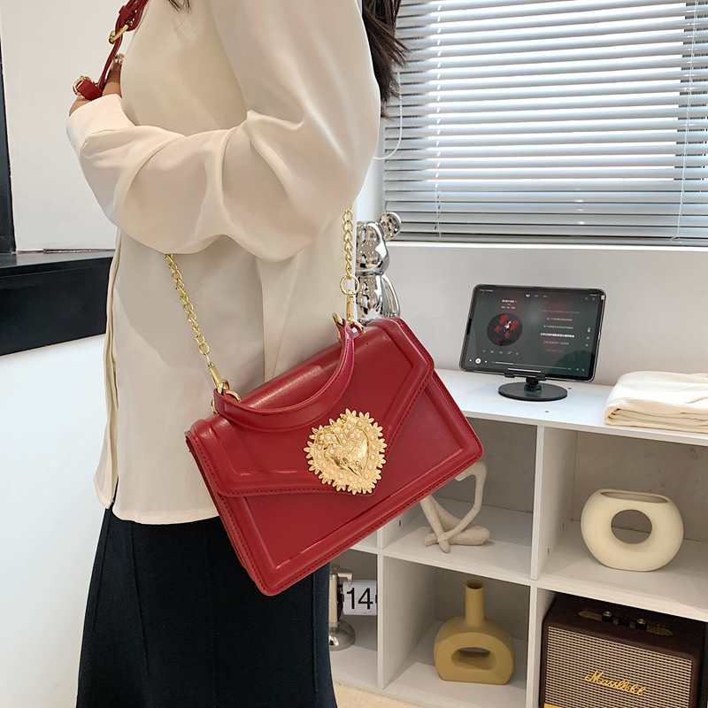 New designer retro small flip shoulder women's handbag and wallet, new brand designer messenger bag, high quality