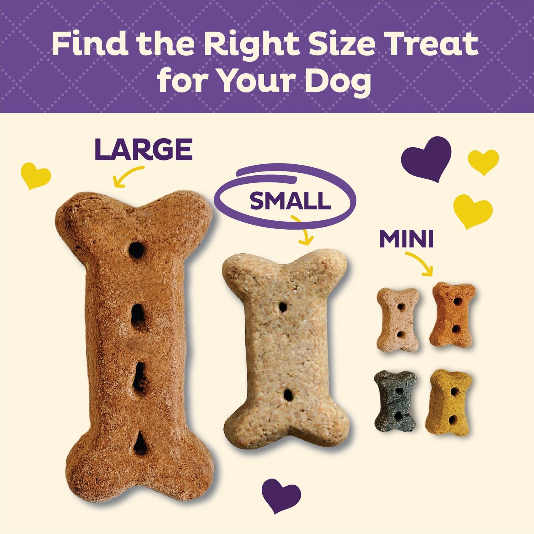 Old Mother Hubbard by Wellness P-Nutty Assorted Mix Natural Small Oven-Baked Biscuits Dog Treats