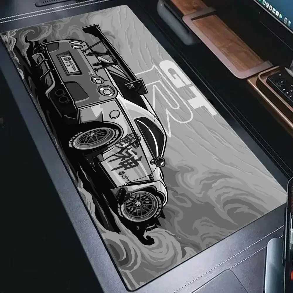 Newly arrived sports car mouse pad XXL game accessories close game keyboard desktop pad anti slip laptop big animation GTR mouse pad Y241121