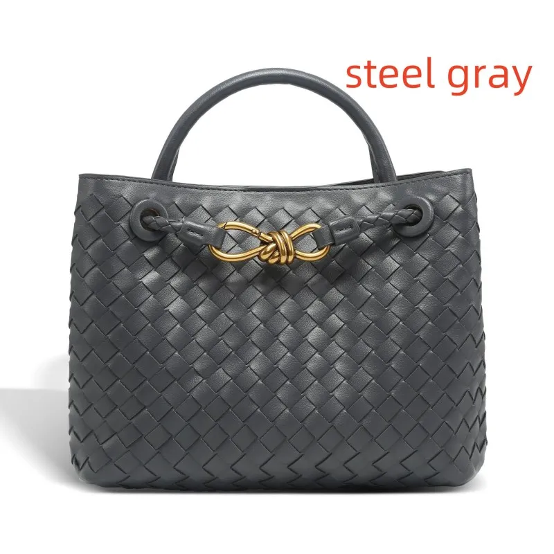 Designer bag andiamo crossbody genuine leather black crochet tote fashion handbag B Family 8-e new portable single graceful 998